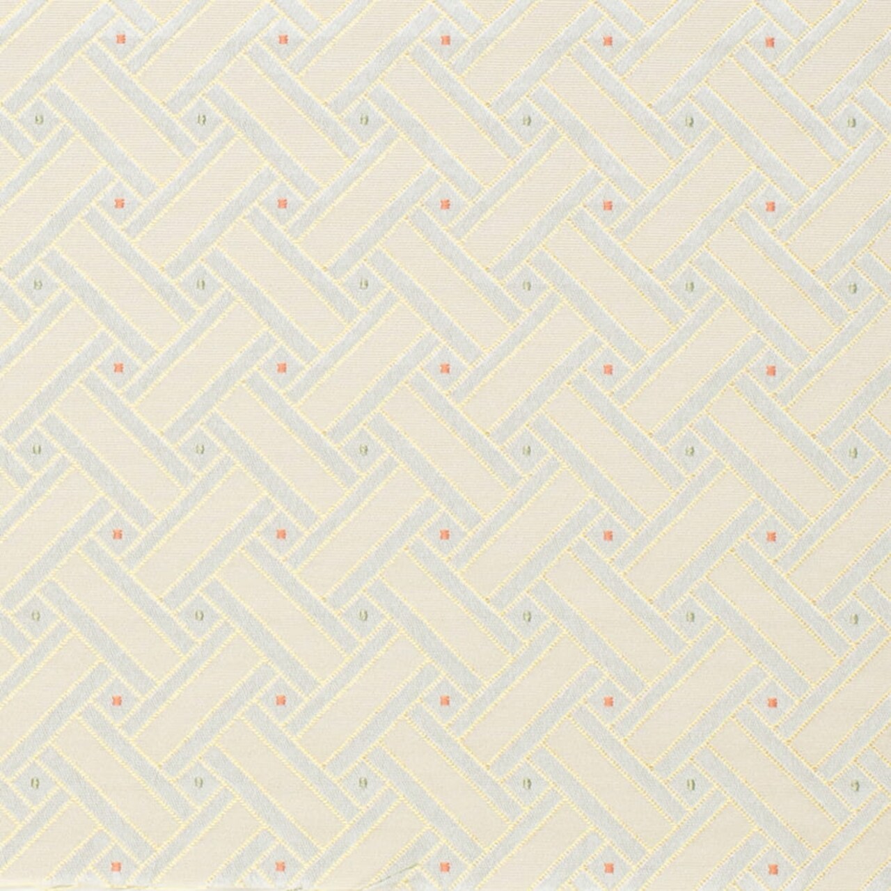 Spring Lattice - Beige Taupe Abstract Geometric Upholstery Fabric 54 Inches"